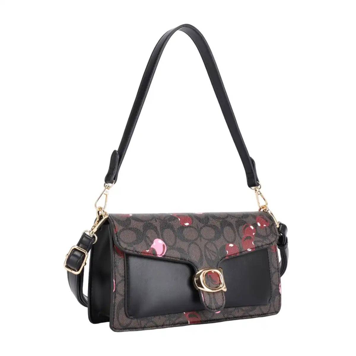 CARTERA FASHION CROSSBODY 20723B COFFEE/ BLACK