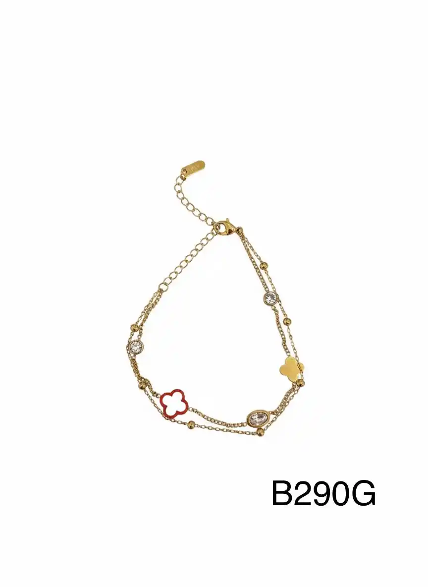BRAZALETE STAINLESS STEEL GOLD B290G