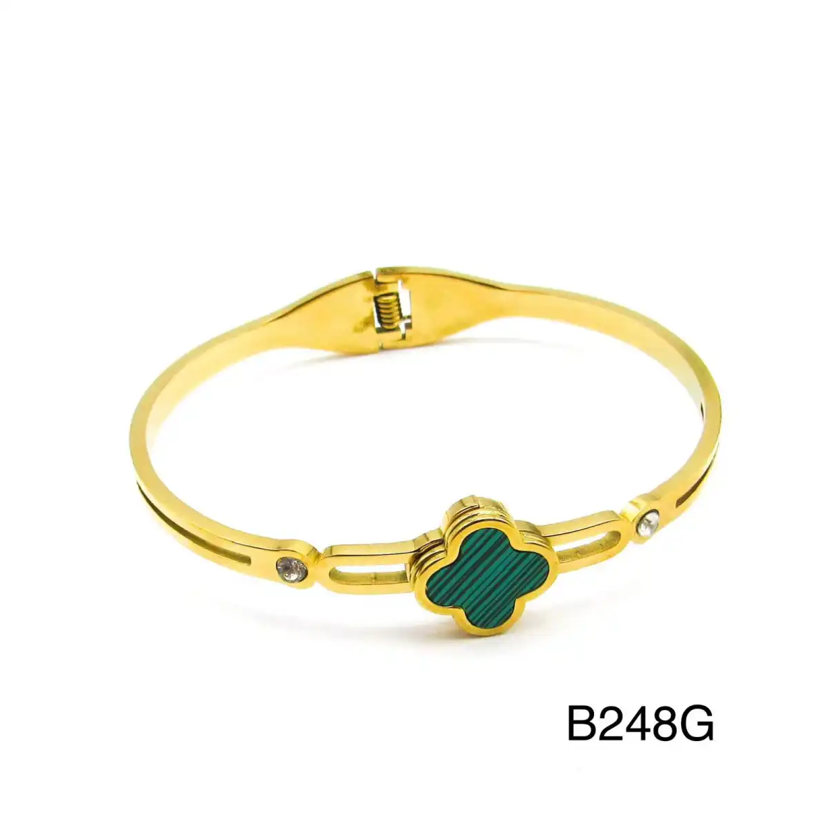 STAINLESS STEEL BRAZALETE GOLD B248G