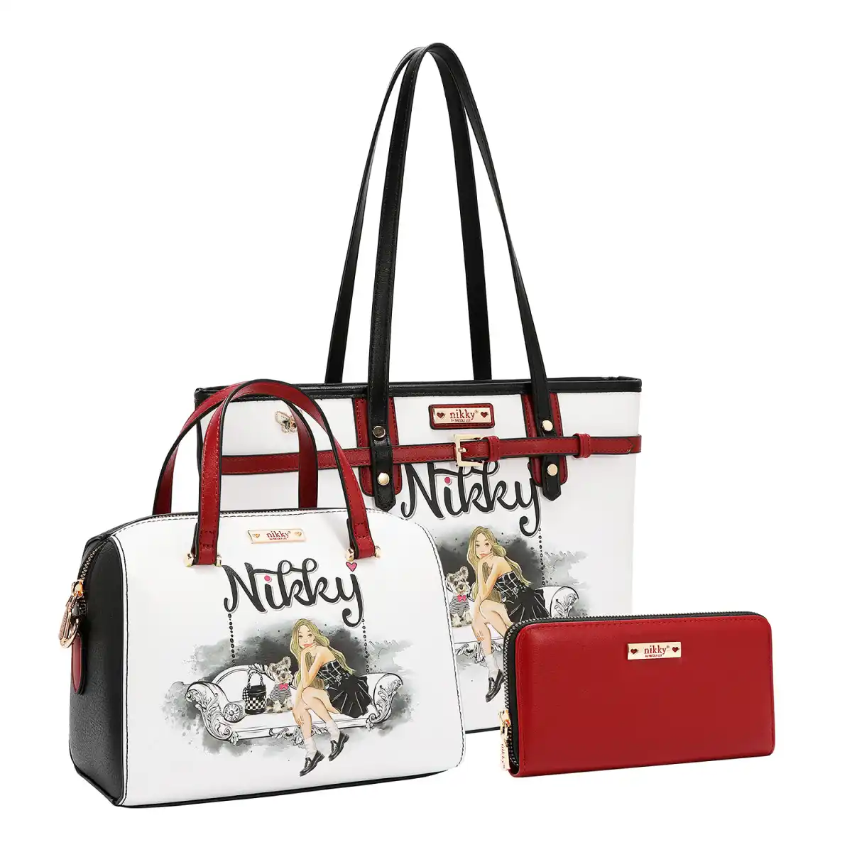 CARTERA NIKKY SET 3PC NK13158 ANGEL FROM ABOVE