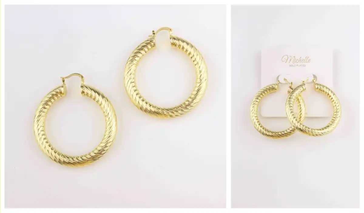 EARRING STAINLESS STEEL GOLD  ERE2892