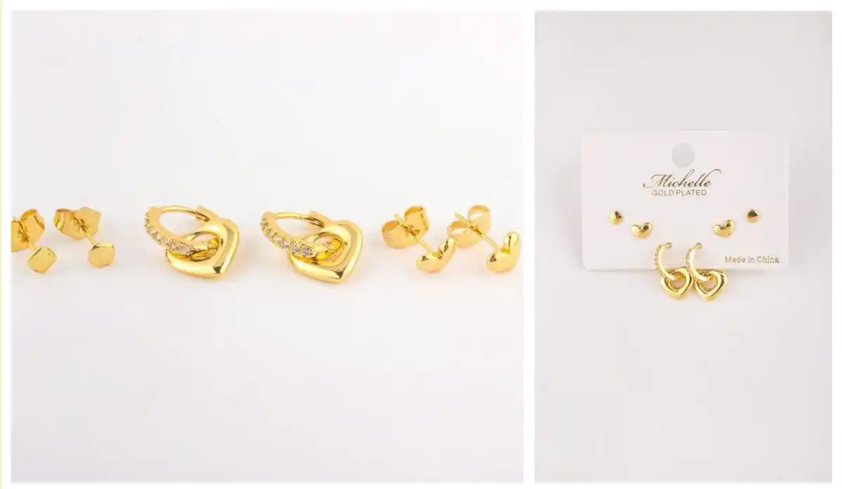 EARRING GOLD PLATED GOLD 3526