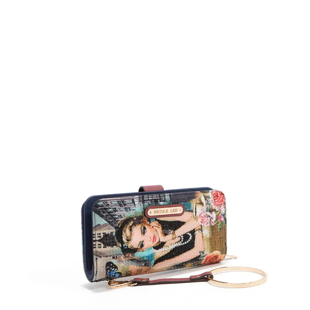 WALLET NICOLE LEE BIFOLD WALLET WRISTLET PRT6700 SABINA IMAGINES