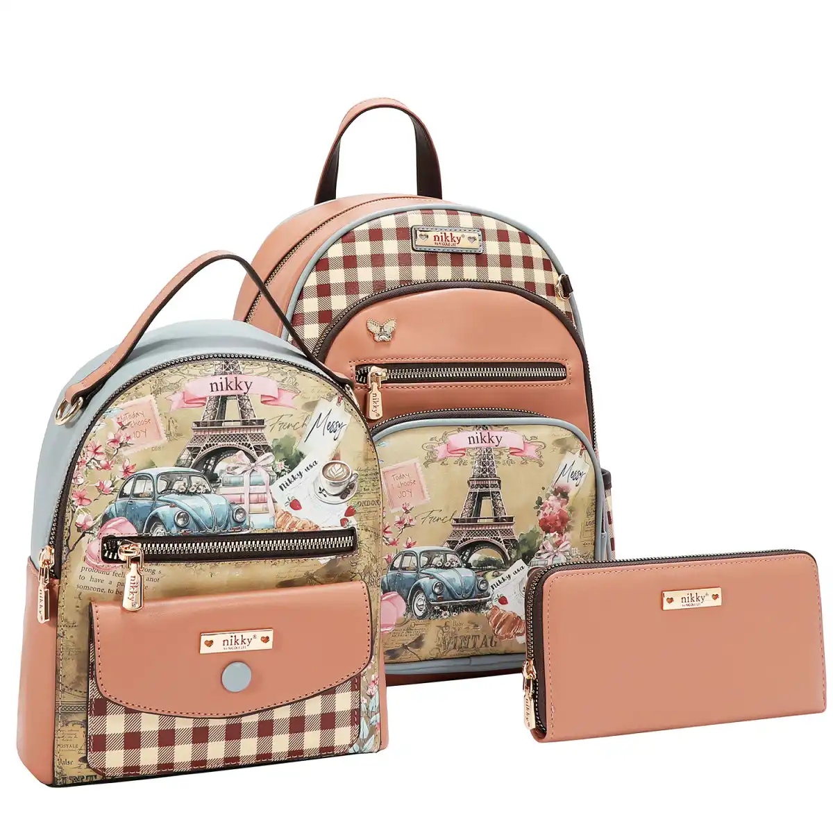 BACKPACK NIKKY SET 3PC NK13159 CHASING DREAMS