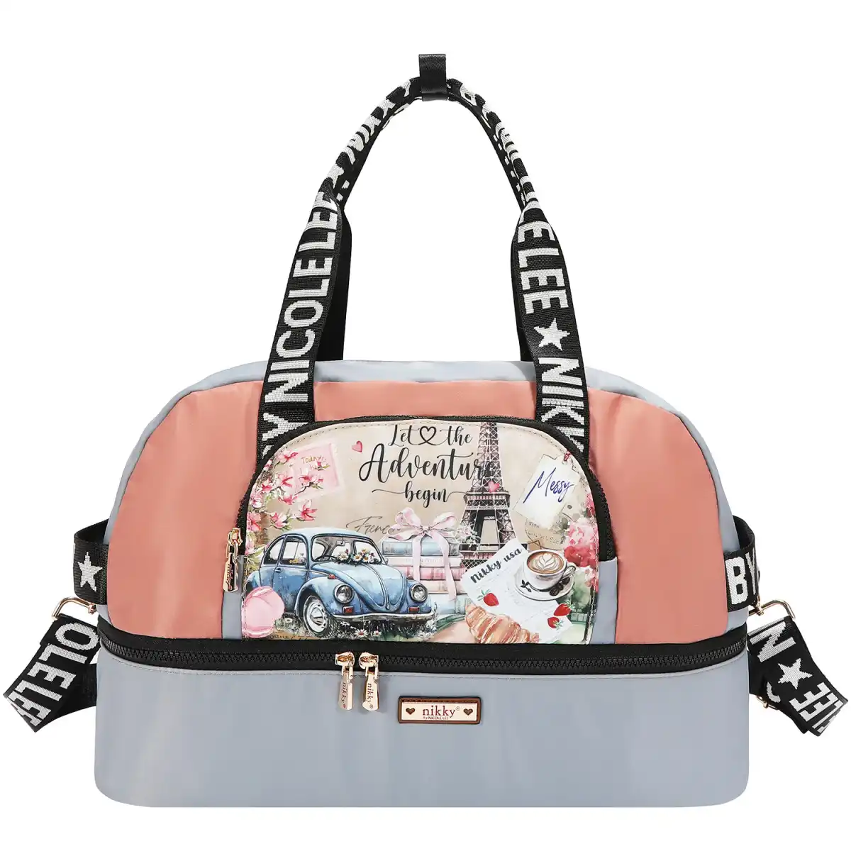 CARTERA NIKKY WEBBING WATERPROOF GYM HANDBAG NK12625 CHASING DREAMS