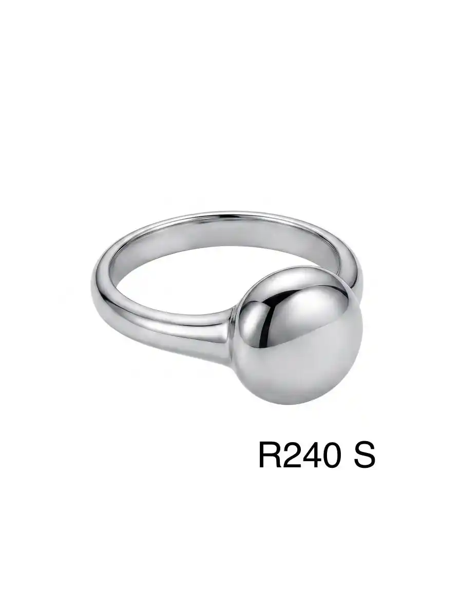 RING STAINLESS STEEL R240 SILVER