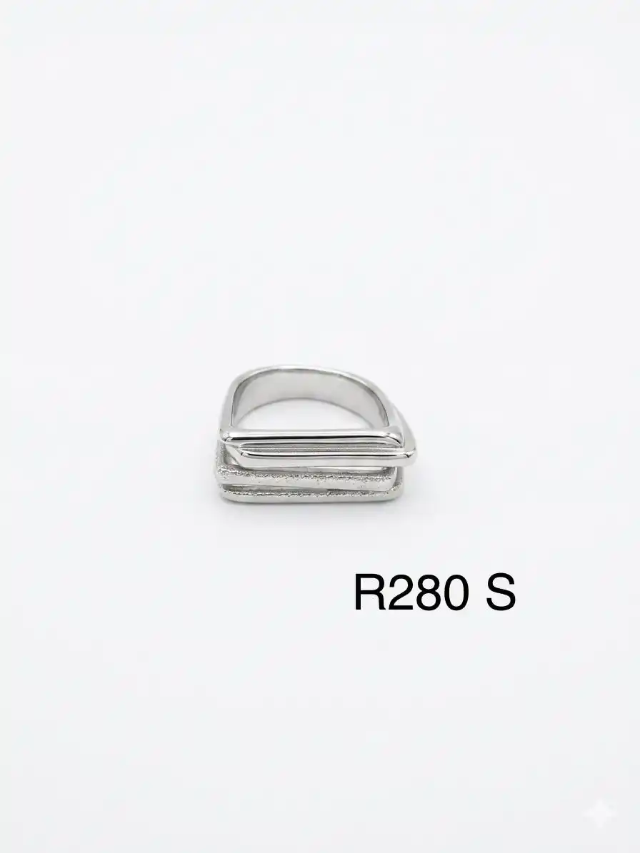 RING STAINLESS STEEL R280 SILVER