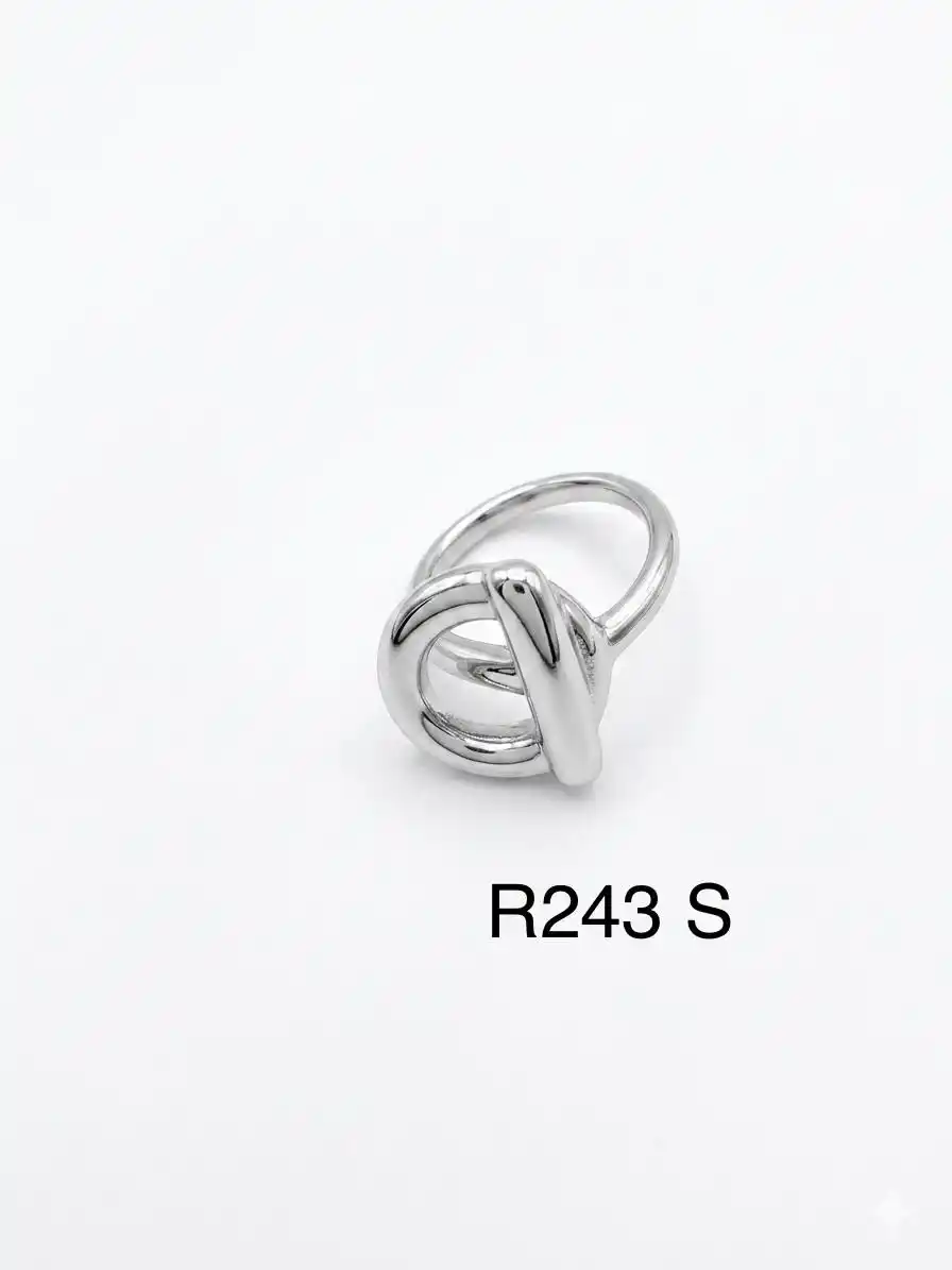 RING STAINLESS STEEL R243 SILVER