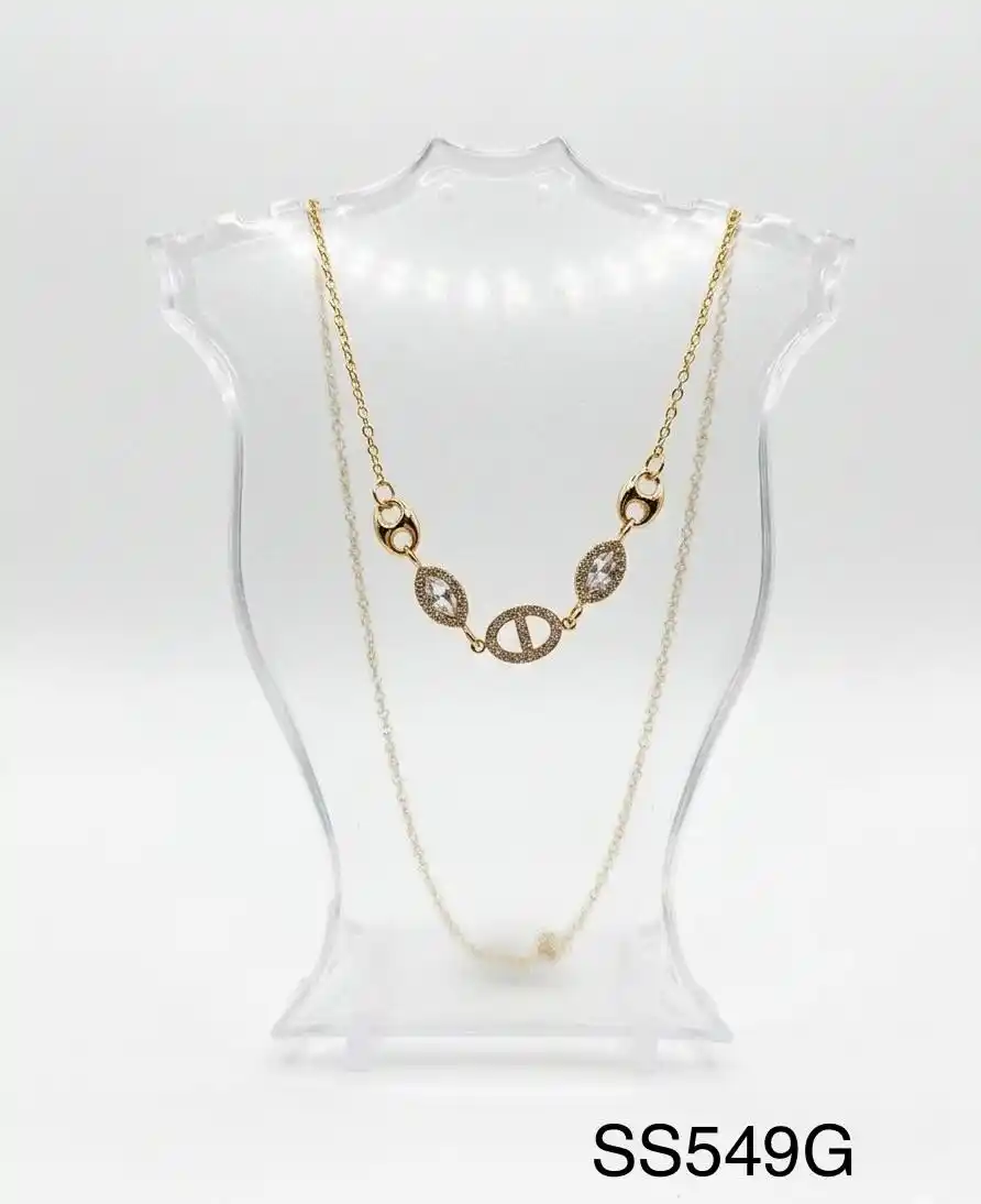 STAINLESS STEEL BRAZALETE GOLD SS549