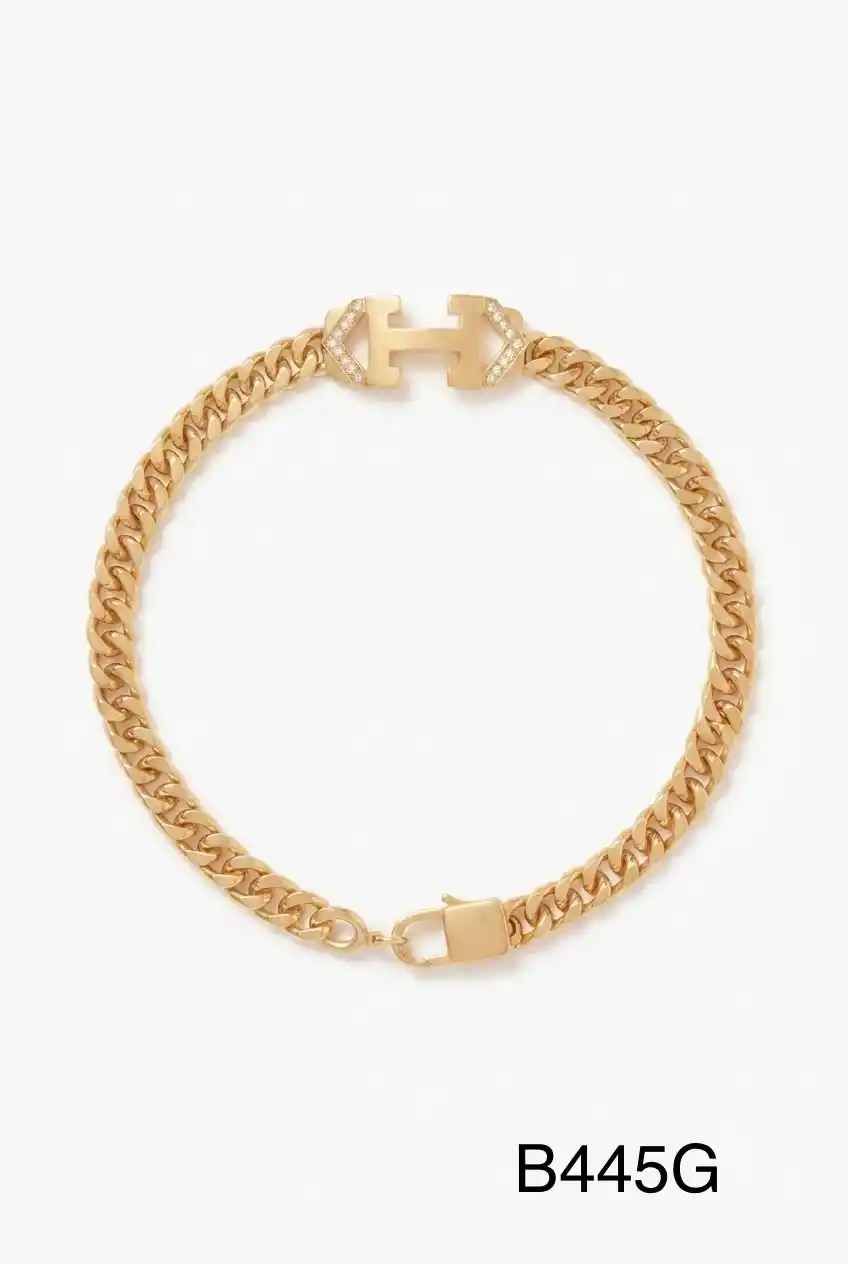 BRAZALETE STAINLESS STEEL GOLD B445