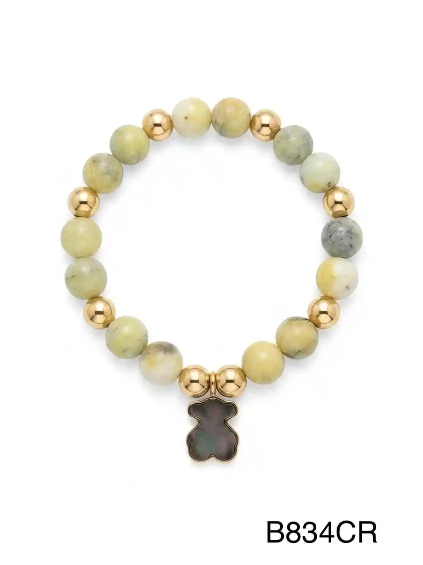STAINLESS STEEL BRAZALETE B834 GOLD/ CREAM