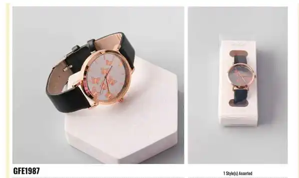 RELOJ GFE1987 BLACK/ GOLD /PINK/ SILVER