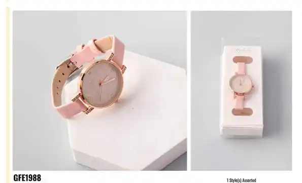 RELOJ GFE1988 GOLD/PINK/WHITE