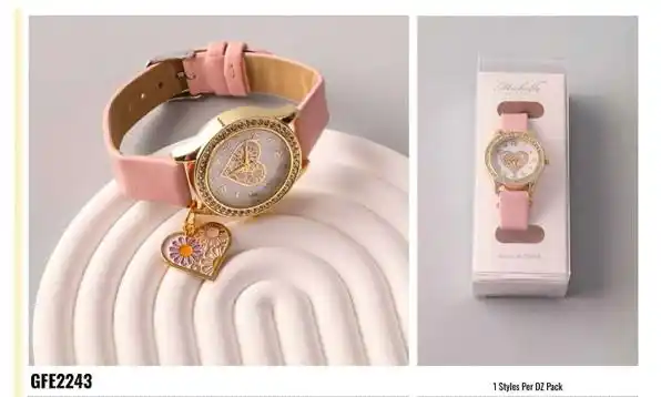 RELOJ GFE2243 PINK/ GOLD