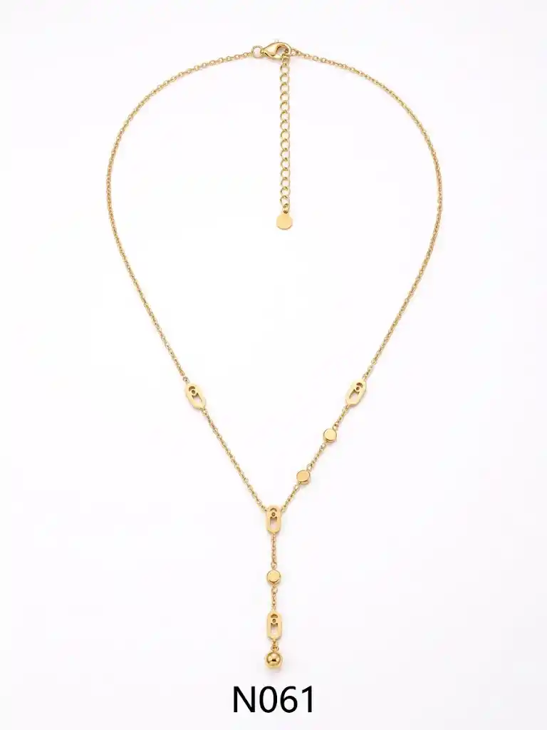 NECKLACE STAINLESS STEEL GOLD N061G