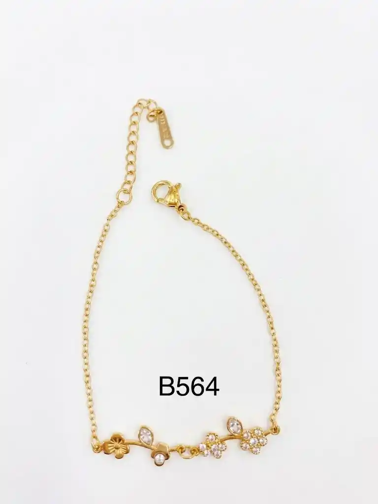 BRAZALETE STAILESS STEEL GOLD B564G