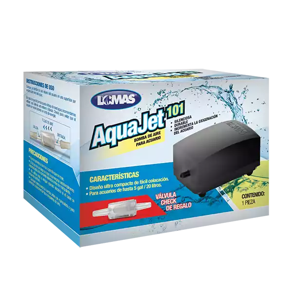 BOMBA DE AIRE PARA ACUARIO AQUA JET 101