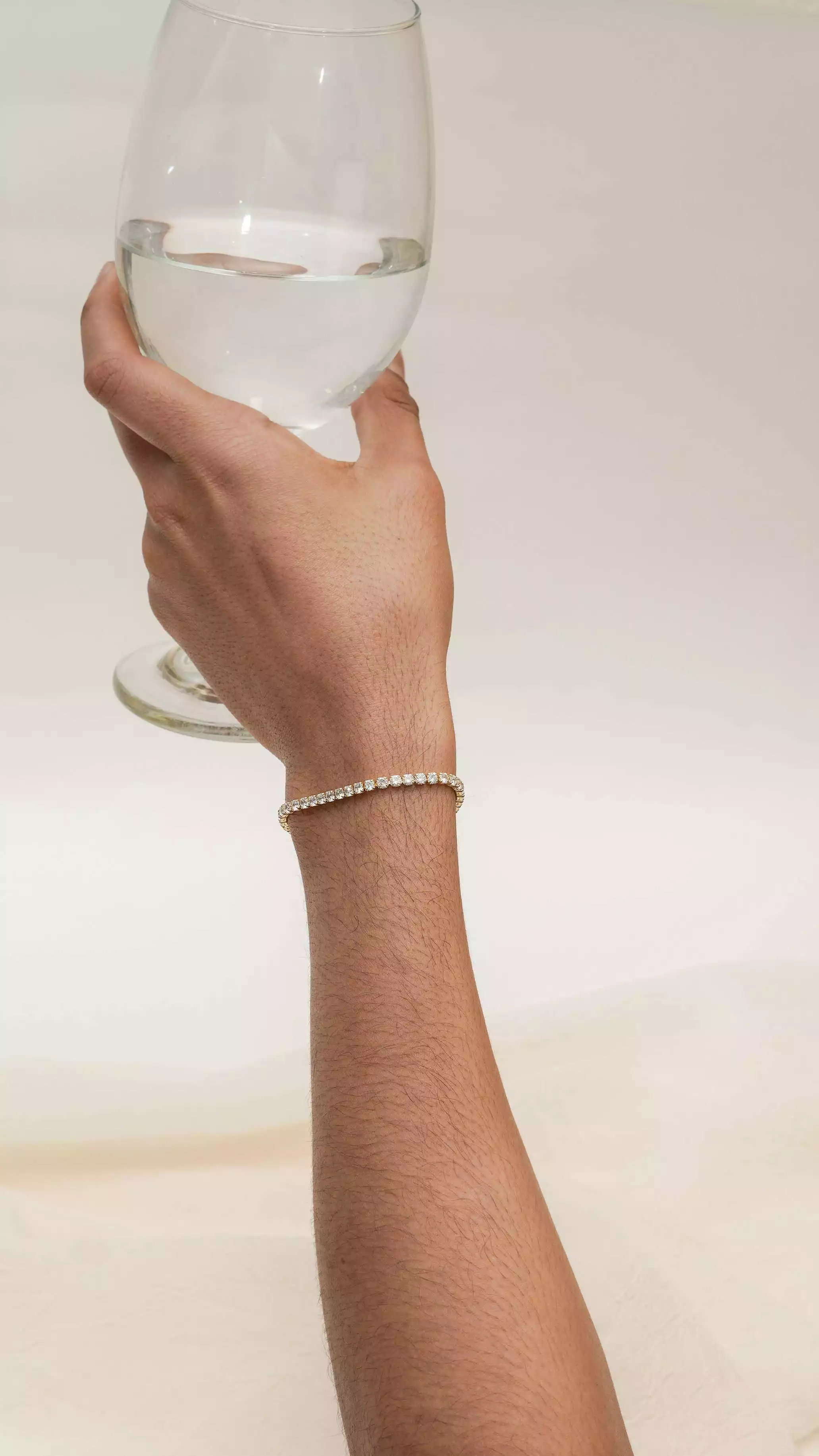 PULSERA CIRCONIAS CRISTAL UNISEX 16 CMS + EXTENSOR / REF. - 54001-CRISTAL