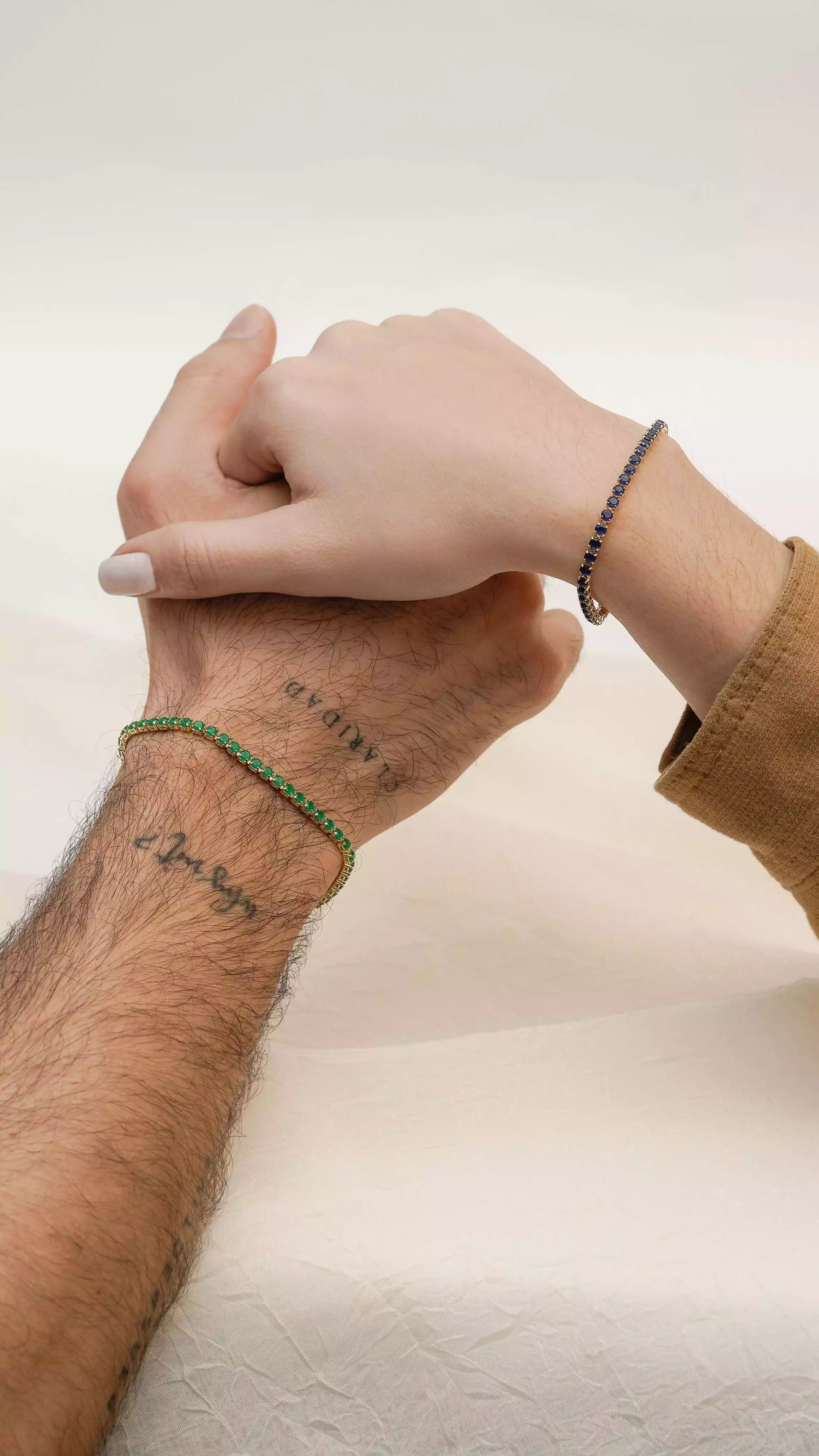 PULSERA CIRCONIAS CRISTAL UNISEX 16 CMS + EXTENSOR / REF. - 54001-CRISTAL