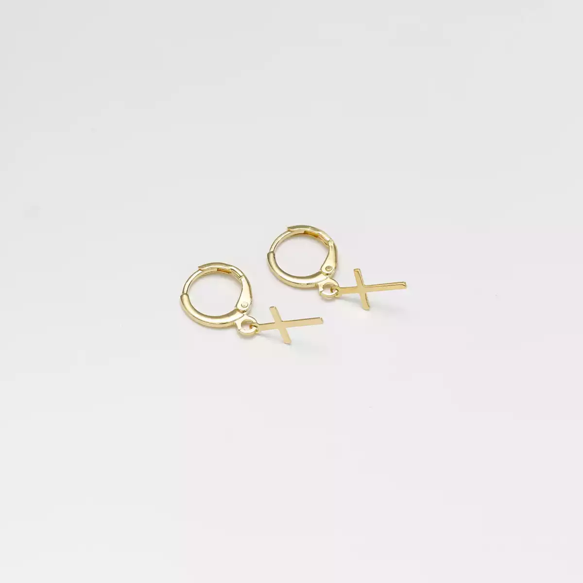 ARETES CANDONGA CRUZ DELGADA / REF. - 34008