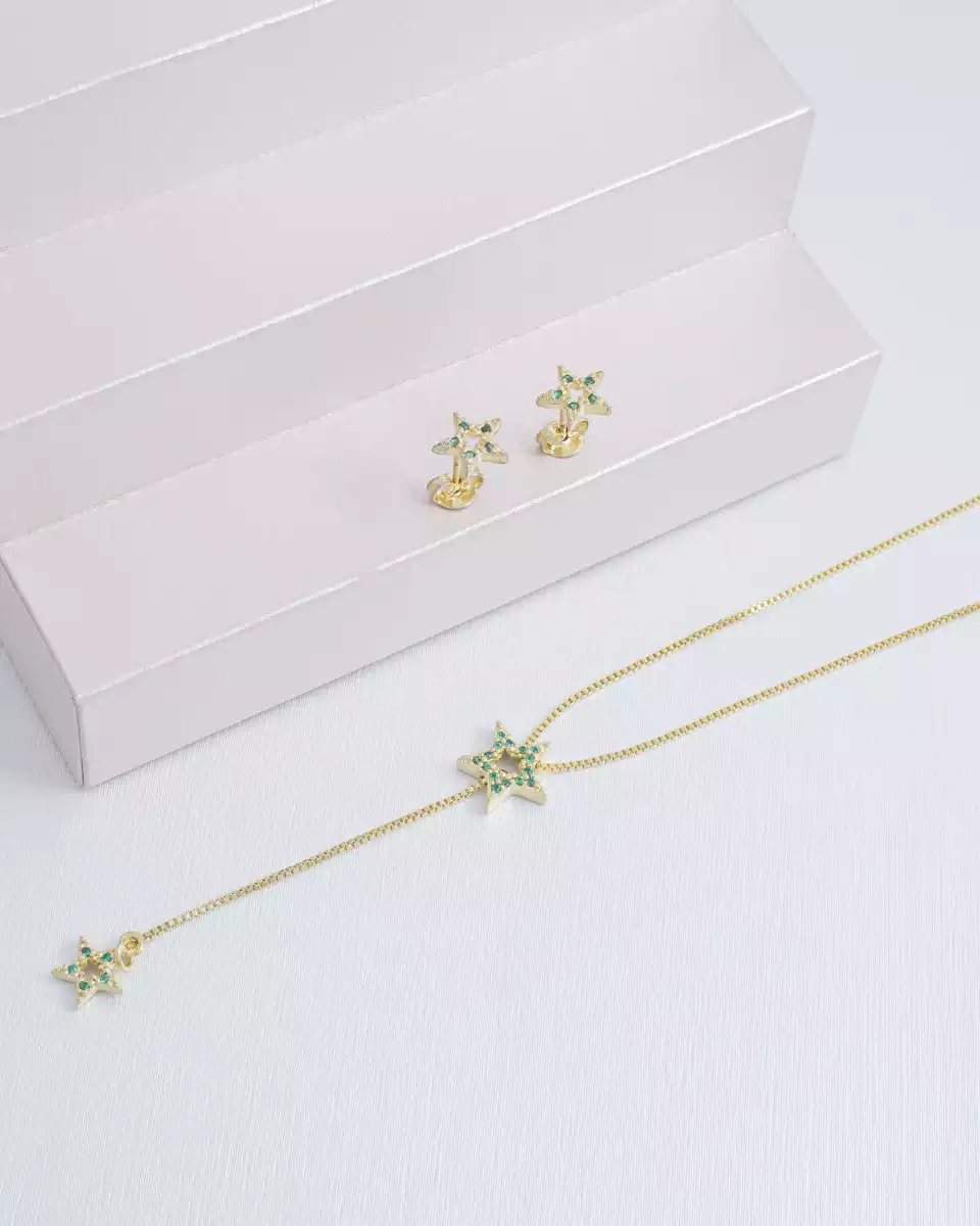 CONJUNTO ESTRELLA 45 CMS VERDE / REF. - 71775-VERDE