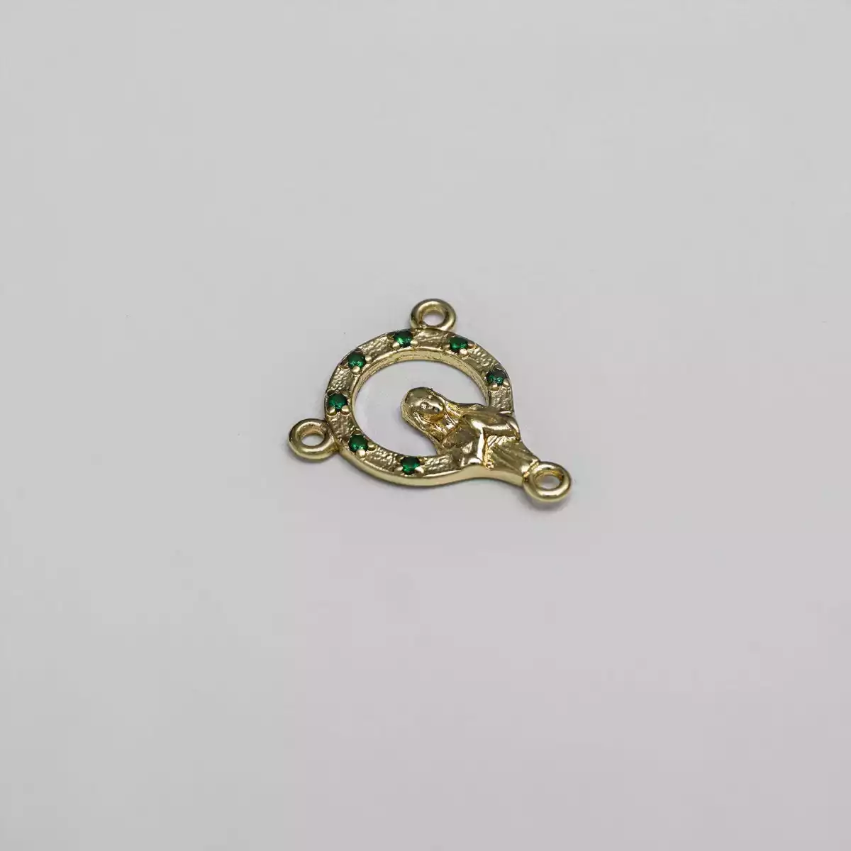 CRUCERO CON CIRCONIAS 1.8 CMS VERDE / REF. - 24555-VERDE
