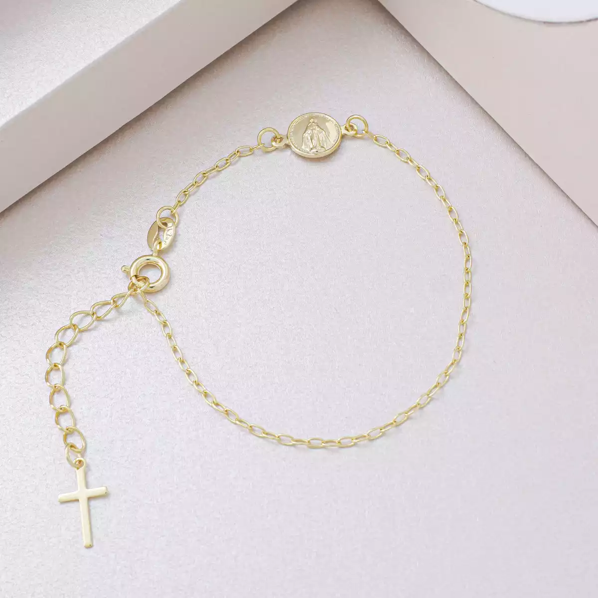 PULSERA VIRGEN MILAGROSA 16.5 CMS EXTENSOR / REF. - 53011