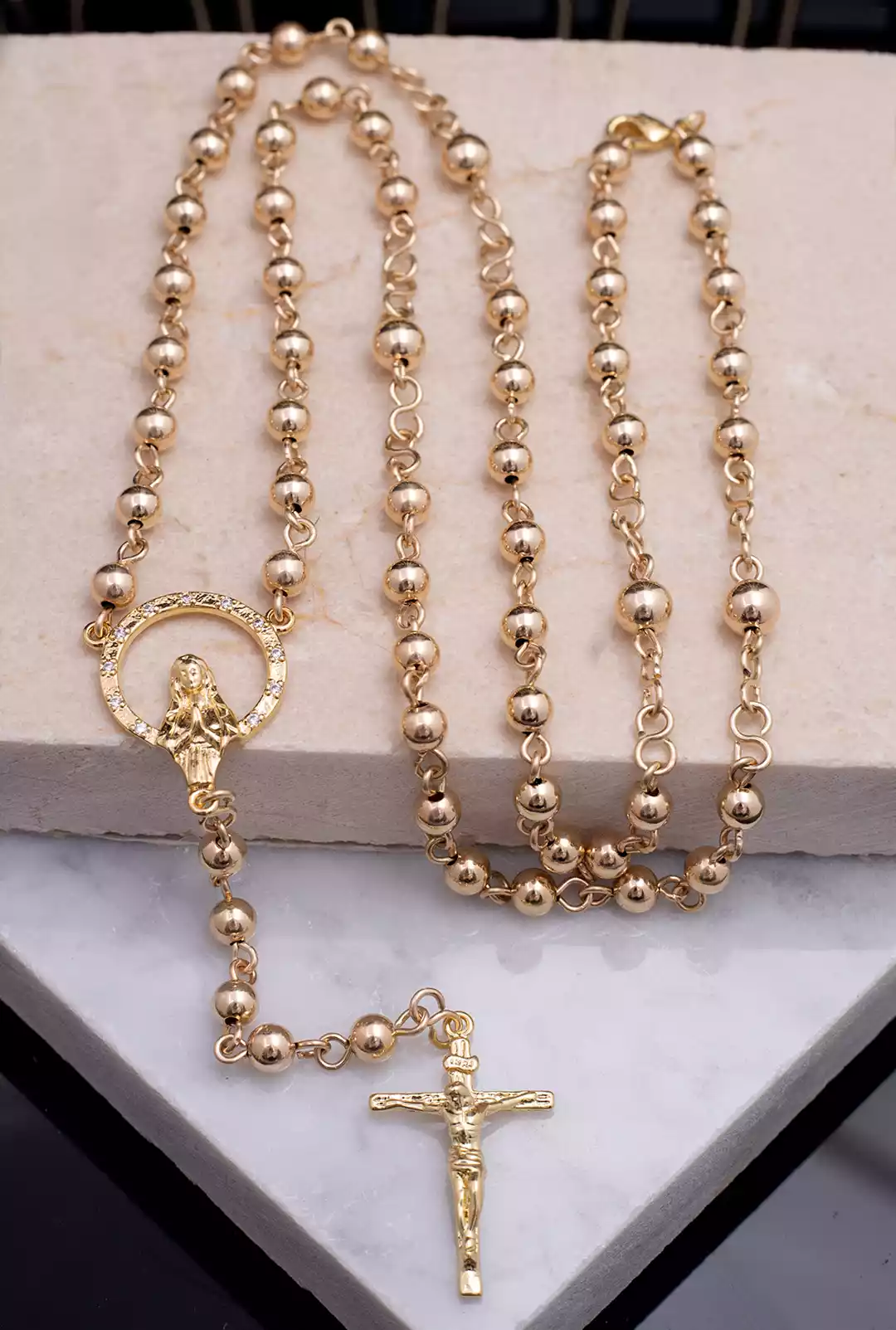 CAMANDULA BALIN LISO 5 Y 6MM <ARTESANAL> / REF.  C038