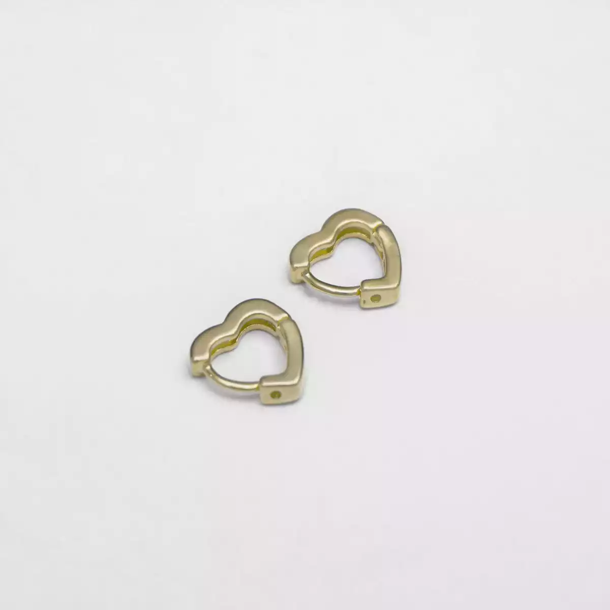 ARETES CANDONGA CORAZÓN 1CM / REF. - 34047