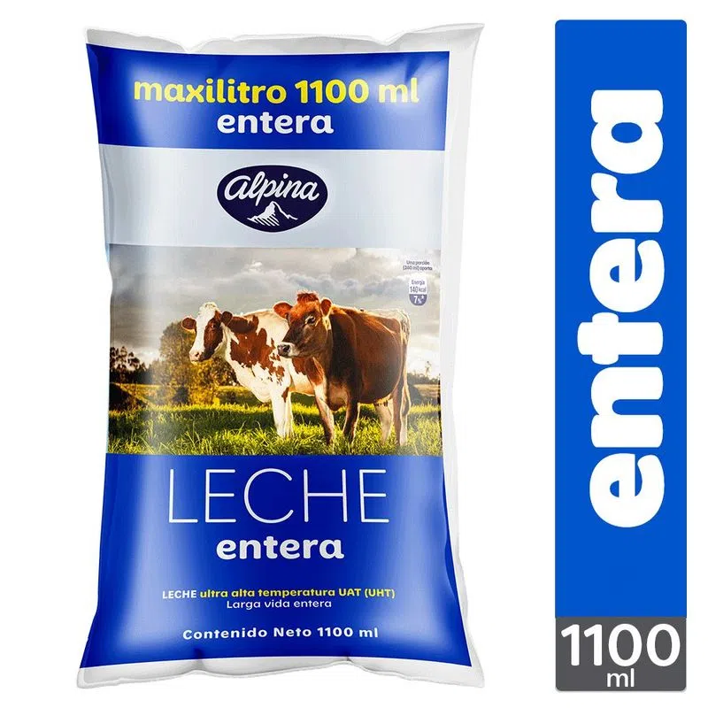 LECHE ALPINA ENTERA 1100ML