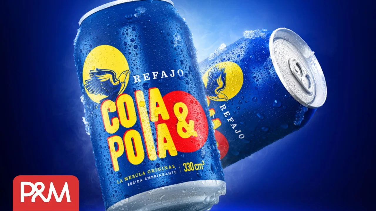 cola y pola 330 ml lata