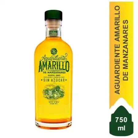 Aguardiente Amarillo de Manzanares Botella