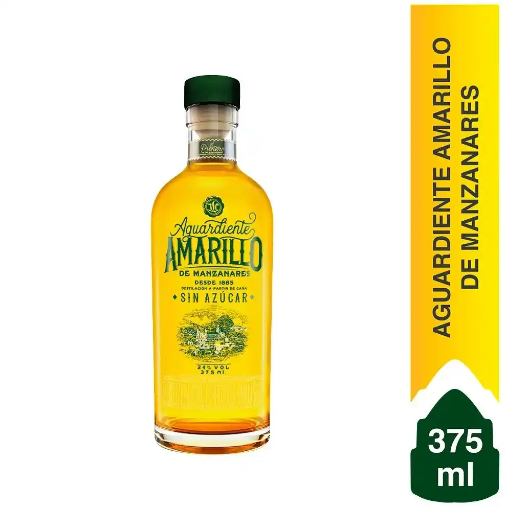 Aguardiente Amarillo de Manzanares Caneca