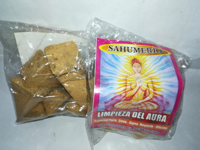 Sahumerio Bolsa Piramide LIMPIEZA DE AURA
