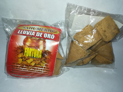 Sahumerio Bolsa Piramide LLUVIA DE ORO