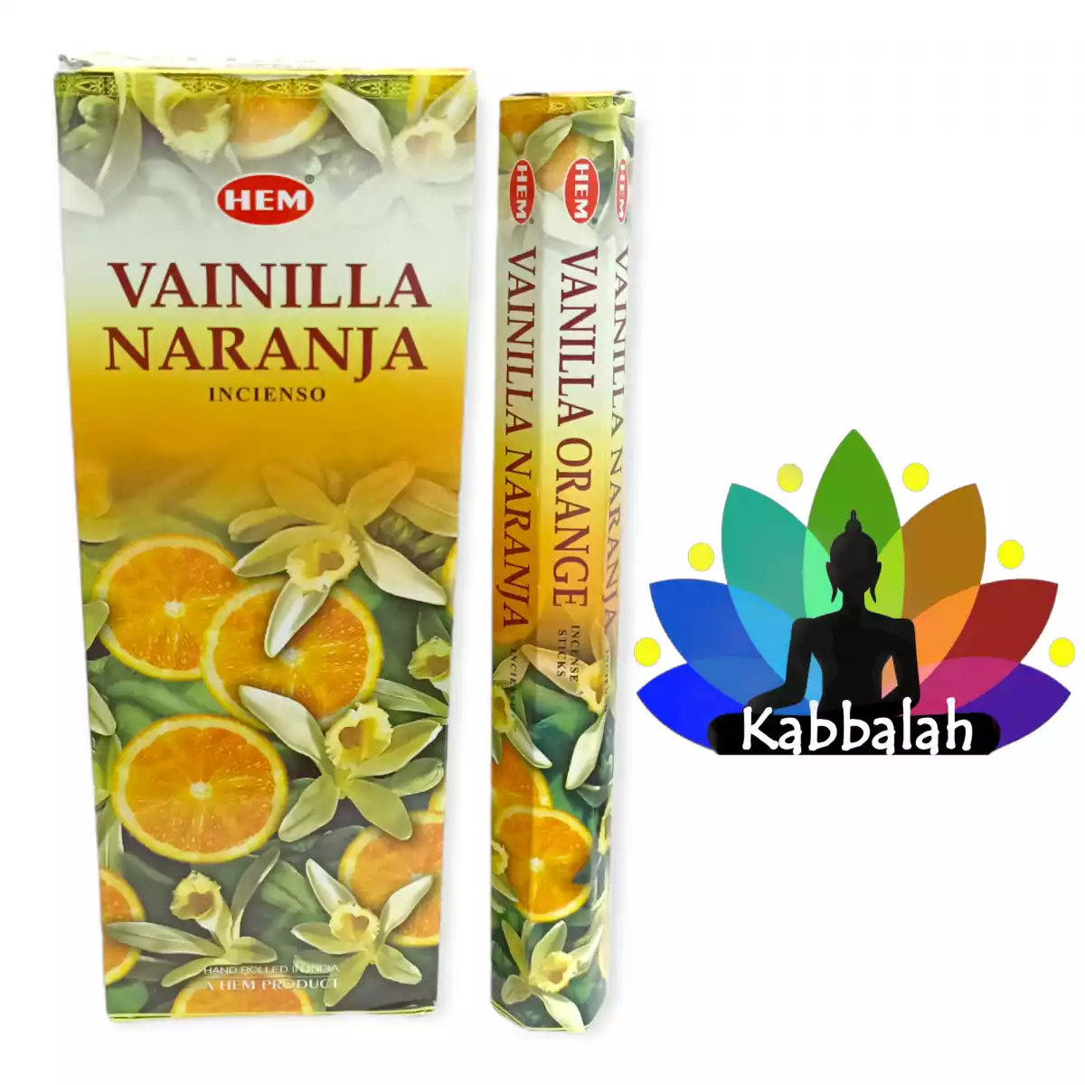 Varitas De Incienso Caja Hexagonal Vainilla & Naranja