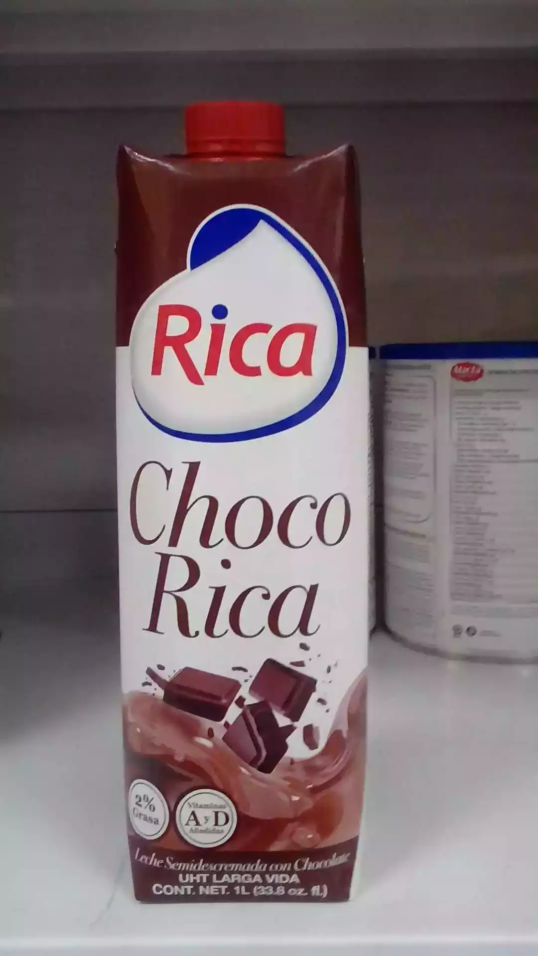 LECHE CHOCO RICA 1 LT UHT