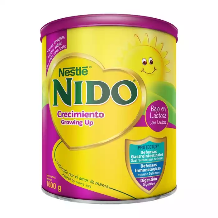NIDO CRECIMIENTO BAJA EN LACT 1600G