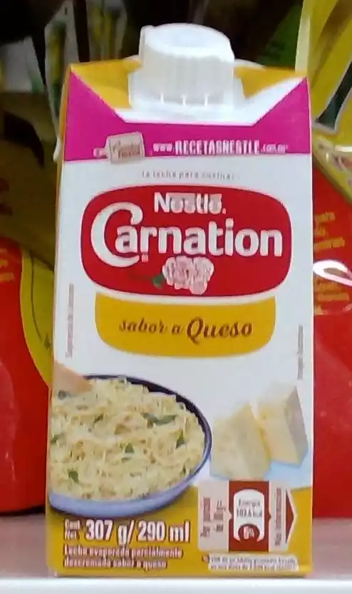 Leche Evaporada CARNATION QUESO TETRAPAC 290 GR