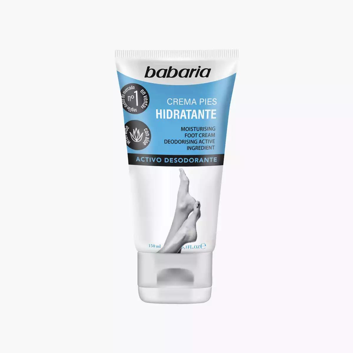 BABARIA CREMA PIES HIDRATANTE 150 ML