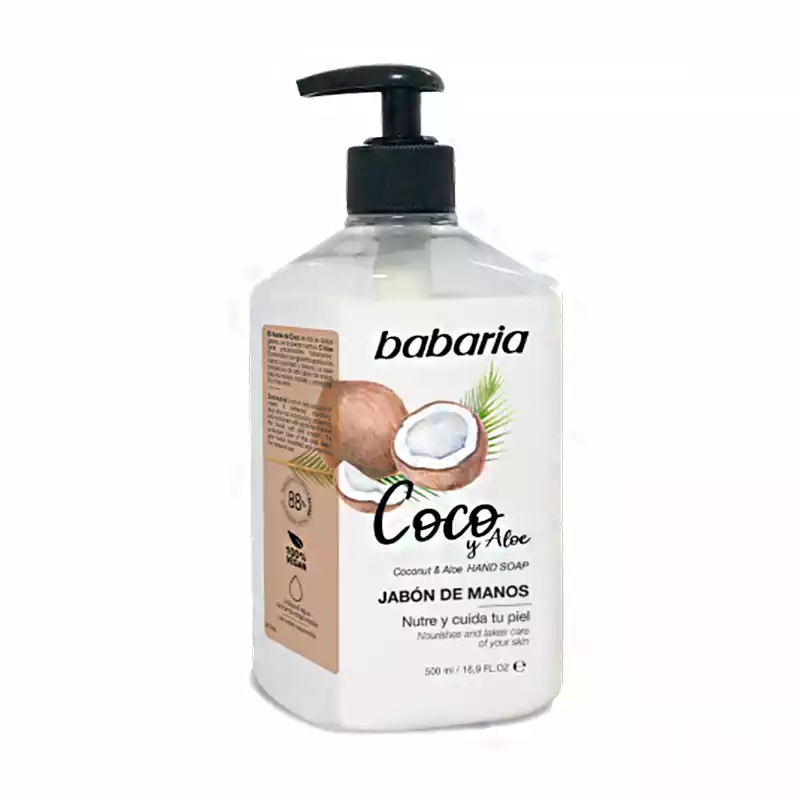 BABARIA JABON DE MANO COCO/ALOE 500ML
