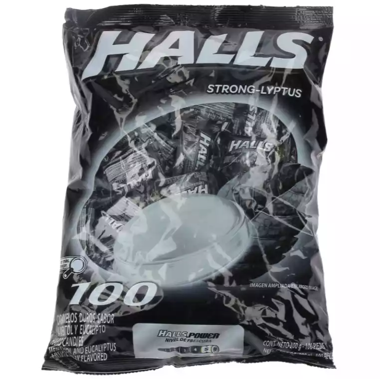 A-08336 - HALLS LYPTUS EXTRA STRONG 100UND