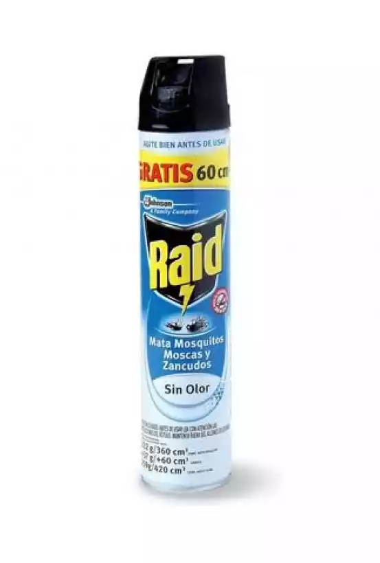 RAID FLYING INSECT SIN OLOR 11oz.