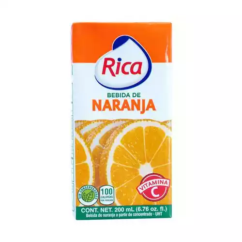 JUGO NARANJA RICA UHT 200 ML