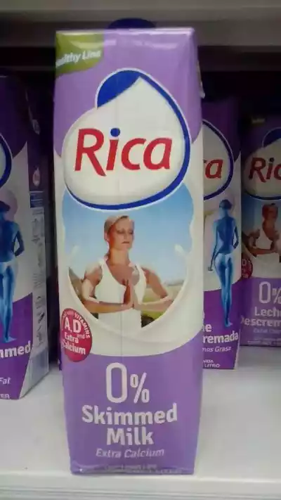 RICA UHT LECHE 0% GRASA DESCREMADA 1 LT UHT
