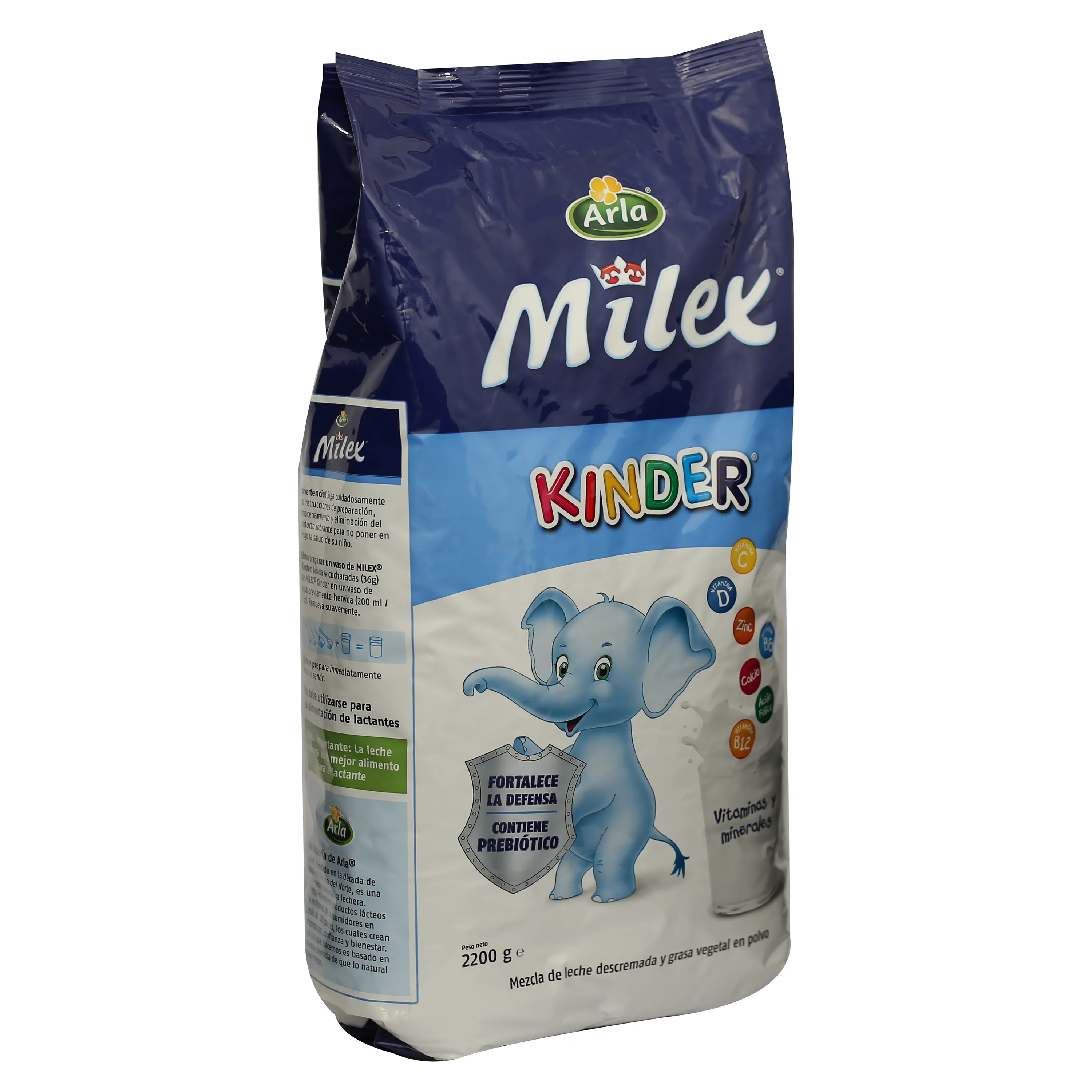LECHE MILEX KINDER FUNDA 2200gr