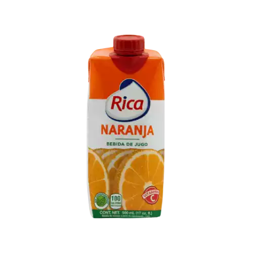 BEBIDA NARANJA RICA 500ML