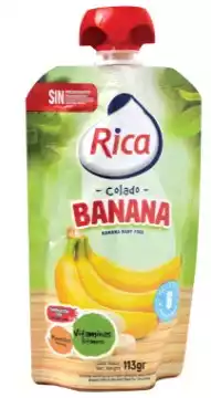 COMPOTA BANANA RICA 113GR