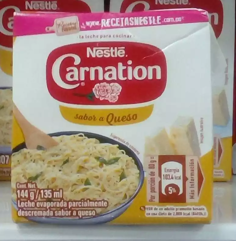 LECHE EVAPORADA CARNATION QUESO TETRAPAC 135ML