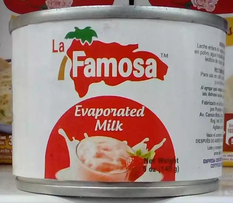 LECHE EVAPORADA LA FAMOSA 5oz.